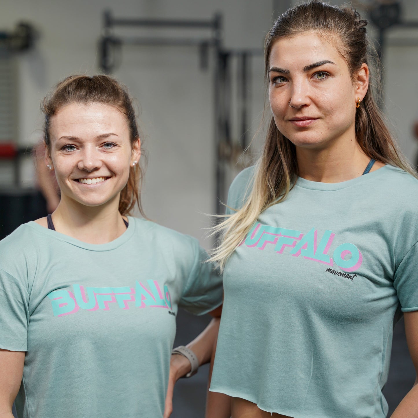 retro crop shirt - mint