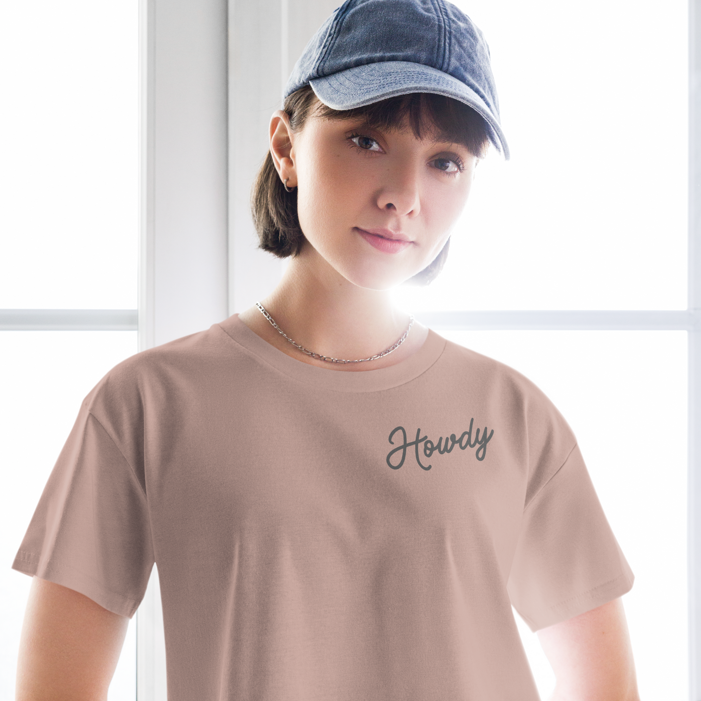 crop shirt hazy pink HOWDY